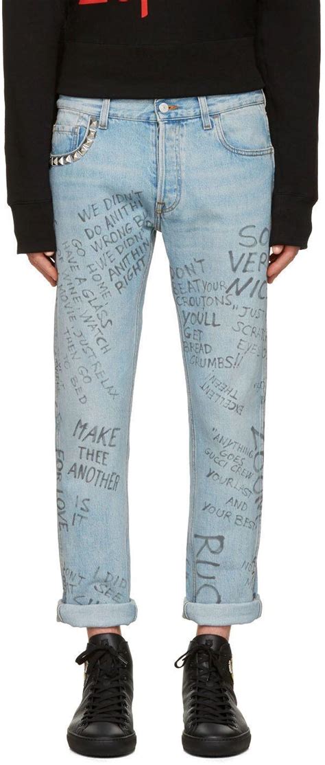 [W2C] Gucci Scribble Jeans : r/DesignerReps 